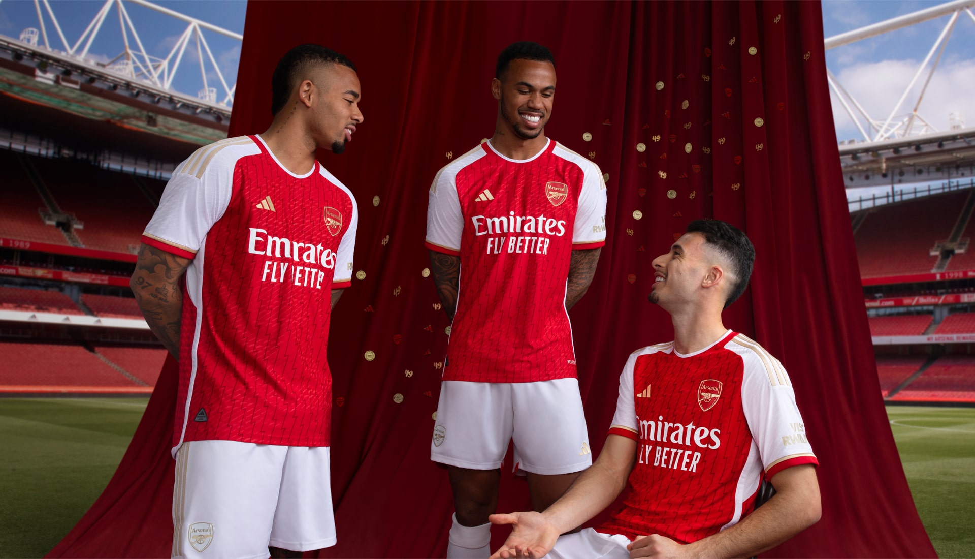 adidas Launch Arsenal 23/24 Home Shirt