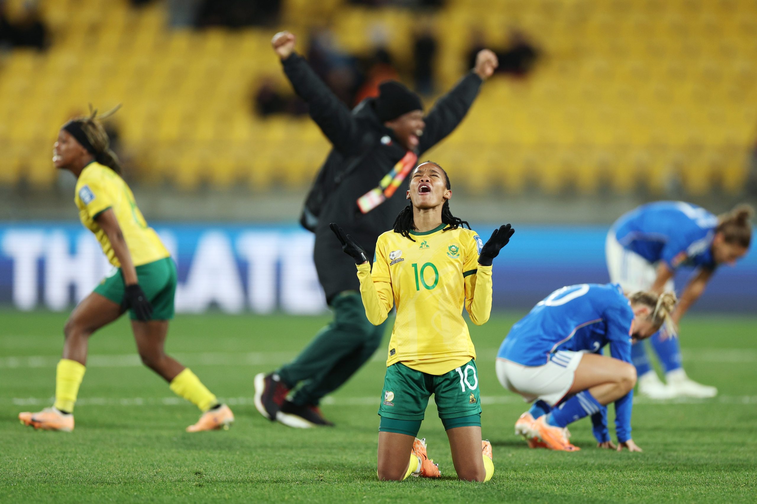 History made as Banyana Banyana’s late winner sends them into World Cup knockouts