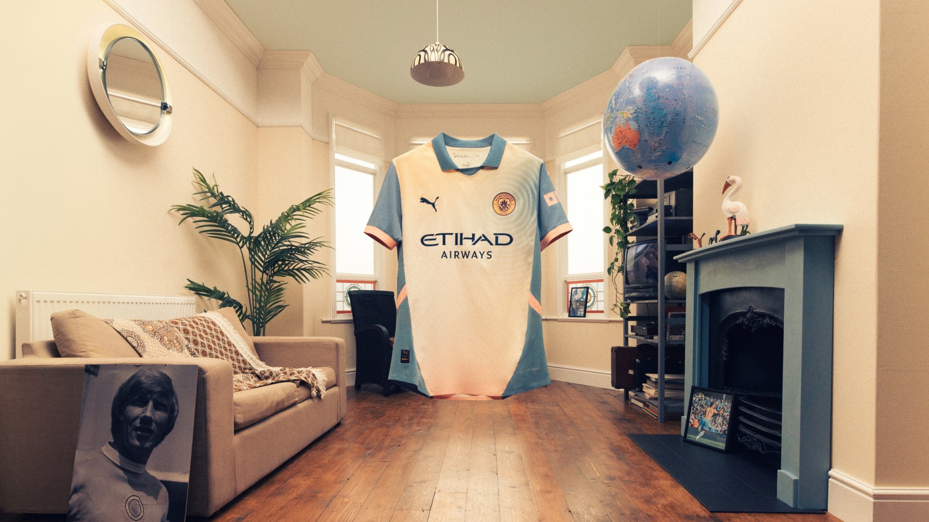 Manchester City x Noel Gallagher 24-25 Fourth Kit Released
